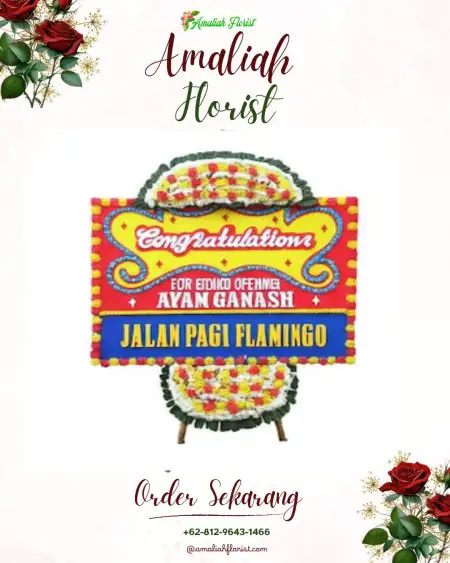 Sewa Papan Bunga Arongan Lambalek